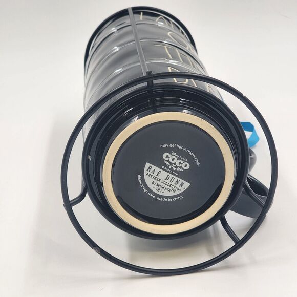 Disney Pixar LAND OF THE DEAD Coco Mug Set of 4 Rae Dunn Artisan Collection NOS - Picture 6 of 7